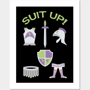 Suit Up!  The armor of God Posters and Art